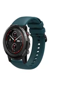KRETON KRETON Amazfit 3 Stratos Uyumlu Kordon Yumuşak Dokulu Soft Renk Tokalı Silikon Kayış thumbnail 7