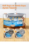 Clean Pro Temizlik Seti Kirli ve Temiz Suyu Ayıran Akıllı Mop & Kova Sistemi thumbnail 4