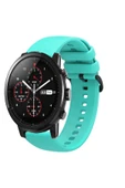 KRETON KRETON Amazfit Pace 2 Stratos Uyumlu Kordon Yumuşak Dokulu Soft Renk Tokalı Silikon Kayış thumbnail 3