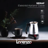Lorenzo Seraf Katlanır Çelik Cezve Inox - 3