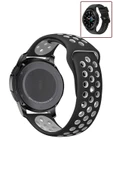 KRETON KRETON Samsung Galaxy Watch 4 Classic 42mm/46mm Uyumlu Kordon Yumuşak Dokulu Style Delikli Desenli Silikon thumbnail 6