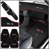 Tofaş Şahin Doğan Kartal Nakışlı Oto Halı Paspas Seti & Alçak Torpido Kaplama Halısı & Sehpa Örtüsü thumbnail 1