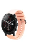 KRETON KRETON Amazfit Pace 2 Stratos Uyumlu Kordon Yumuşak Dokulu Soft Renk Tokalı Silikon Kayış thumbnail 11