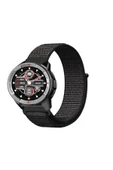 KRETON KRETON Mibro Watch X1 Uyumlu Spor Kumaş Desenli Cırt Cırtlı Kordon Kayış thumbnail 5