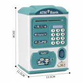 Dijital Şifreli Kasa Kumbara Mini Atm Parmak İzi Görünüm thumbnail 2