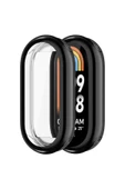 KRETON KRETON Xiaomi Mi Band 8 Ile Uyumlu Kasa Ve Ekran Koruyucu 360 Tam Koruma Silikon Kılıf thumbnail 3