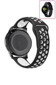 KRETON KRETON Samsung Galaxy Watch Active 2 40mm/44mm Uyumlu Kordon Yumuşak Dokulu Delikli Desenli Silikon Kayış thumbnail 1