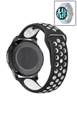 KRETON KRETON Samsung Galaxy Watch 6 40mm / 44mm Uyumlu Kordon Yumuşak Dokulu Delikli Desenli Silikon Kayış thumbnail 5