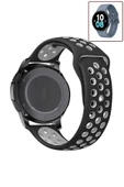 KRETON KRETON Samsung Galaxy Watch 5 40mm/44mm Uyumlu Kordon Yumuşak Dokulu Delikli Desenli Silikon Kayış thumbnail 10