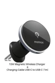 MOMAX CM25AEQ MAG MOUNT 5 WİRELESS CHARGİNG CAR MOUNT - 1