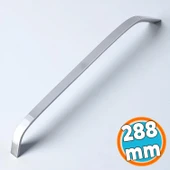 Mobilya Çekmece Mutfak Dolabı Dolap Kulpları Kulb Kulpu Krom Gümüş Metal Kulp 288 mm - 28.8 cm thumbnail 1
