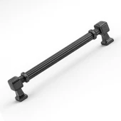 Mobilya Çekmece Mutfak Dolabı Dolap Kulpları Kulb 22.4 cm 224 mm Çizgili Füme Metal Kulp thumbnail 5