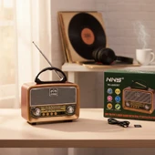 Concord NS-6652BT BT/FM/USB Nostalji Hoparlör - 1