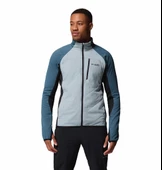 Columbia Arctic Crest™ Hybrid Full Zip Mavi Erkek Uzun Kollu T-Shirt AE3907-461 thumbnail 1