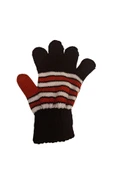 Kışlık Erkek Çocuk Eldiveni Kırmızı Siuyah 4-8 Yaş thumbnail 2