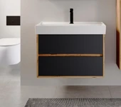 Denko Forever 80 cm (Antrasit) Banyo Dolabı Takımı thumbnail 2