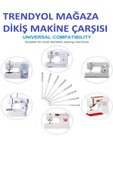 Zetina Dikiş Makine Singer Beko Bindallı Zenıth Ev Tipi Dikiş Makine Iğne 11/75 No Ince Kumaşlara (10 Adet) thumbnail 3