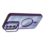 Galaxy A56 Kılıf Standlı ve Kamera Lens Hediyeli Zore Etro Kapak thumbnail 7