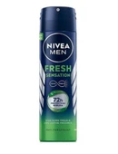 Nivea Men Fresh Sensation Erkek Sprey Deodorant 150 ml - 1