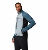 Columbia Arctic Crest™ Hybrid Full Zip Mavi Erkek Uzun Kollu T-Shirt AE3907-461 thumbnail 3