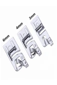 Singer Safety Metal Singer Beko Zetina Uyumlu Janome Bindallı Kıvırma Ayak Takımı 3mm-4mm-6mm thumbnail 1