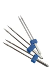 Bluemix Her Marka Makine Için 10 Adet 14 No Iğne Ve Nervür Için Çift Iğne Singer Zetina (2MM-3MM-4MM) thumbnail 3