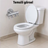 Taharet Musluğu Lüks Ara Musluk Modern Tasarım Krom Kaplama Dayanıklı Şık Banyo Tuvalet Su Musluğu thumbnail 5
