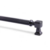 Mobilya Çekmece Mutfak Dolabı Dolap Kulpları Kulb 22.4 cm 224 mm Çizgili Füme Metal Kulp thumbnail 4