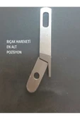 singer pfaff Singer Overlok Makinesi Bıçağı (üst Hareketli Bıçak Ve Alt Sabit Bıçak) Takım Gönderilecektir. thumbnail 6