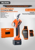 Max Extra MX8040 Akülü Budama Makası 21 V 4 Ah Çift Akü - 1