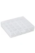 KRC TEKSTİL Şeffaf Masura Saklama Kutusu thumbnail 4