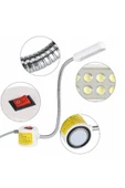 Sanse Metal T Spiral Dikiş Makinası Lambası Mıknatıslı 10 Ledli thumbnail 1