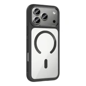 iPhone 17 Pro Kılıf M-Safe Şarj Özellikli Metal Kamera Çerçeveli Tiko Kapak thumbnail 2