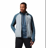 Columbia Arctic Crest™ Hybrid Full Zip Mavi Erkek Uzun Kollu T-Shirt AE3907-461 thumbnail 4