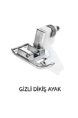 Singer Safety Singer Beko Zetina 8 çeşit bir ayak tutucu ve bir paket çift iğne seti thumbnail 4
