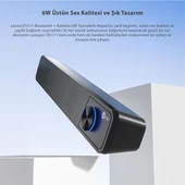 Lenovo Lecoo DS111 6W Kablolu Bluetooth Stereo TV Monitör Soundbar Hoparlör - 4
