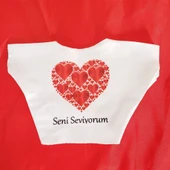 Seni Seviyorum Baskılı Tişört - 1