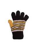 Kışlık Erkek Çocuk Eldiveni Sarı Lacivert 4-8 Yaş thumbnail 2