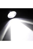 Ultra Çift Yönlü Güçlü Pilli Led El Feneri 2000 Lümen 6W Cob Led Su Geçirmez Zoomlu 3 Modlu - 2