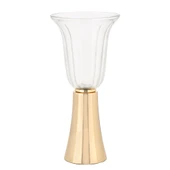 GOLD KUPA BÜYÜK MUMLUK 15*15*40 CM AK.JD0100 - 1