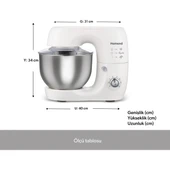 Profashion 3082H Stand Mikser Krem 5.2 Litre thumbnail 3