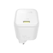 Baseus Picogo Gan6 Pro 45W Usb-C Ultra Mini Hızlı Şarj Aleti, Beyaz thumbnail 2