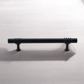 Mobilya Mutfak Çekmece Dolap Dolabı Kapak Kulbu Kulpu Kulpları (128 mm - 12.8 cm) Siyah Metal thumbnail 4