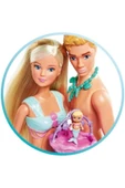 STOREMAX Steffi Love Mermaid Family giydirilebilir oyuncak bebekler, hamile deniz kızı ve damat - 3