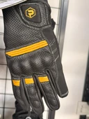 PROSEV DERİ GLOVE 027 MOTORCU ELDİVENİ SARI SIYAH - 1