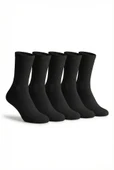 Kadın Siyah Pamuklu Soket Çorap 5’li Paket thumbnail 1