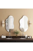 CG HOME Mary Ayna, Asimetrik Ayna, Duvar Aynası, Konsol Aynası, Lavabo Aynası, Pinterest Ayna, Holl Aynası thumbnail 4