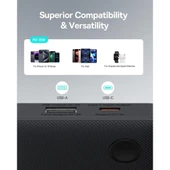 Basues Airpow Lite Power 10.000mAh 15W Taşınabilir Şarj Cihazı - Siyah thumbnail 3