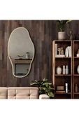 CG HOME Asimetrik Ayna, Konsol Aynası, Dresuar Aynası, Tuvalet Aynası, Boy Aynası 120x65 CM thumbnail 3