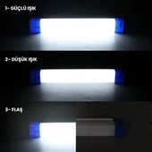 Powermaster T515 17Cm 20W Çubuk Portatif LED Işıldak Şarjlı Tüp Lamba 800Mah thumbnail 2